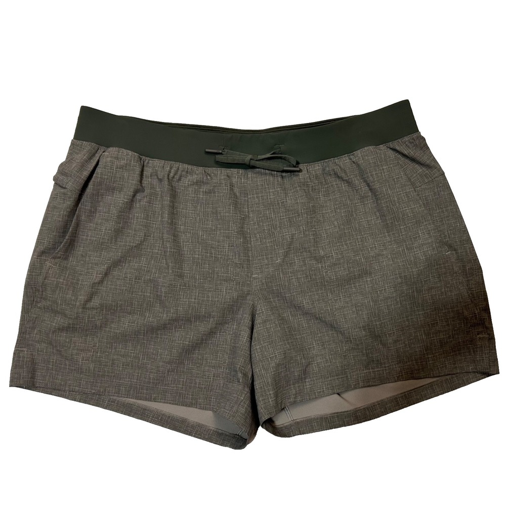 Lululemon Zeroed In Shorts Pockets Men's Size XL 5" Green Sage Running a6